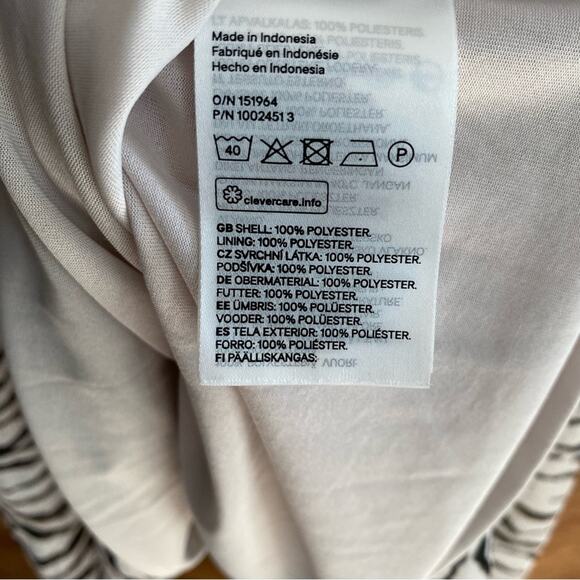 H&M MAMA Zebra Print Chiffon Maternity Dress Size S/M - Picture 5 of 8